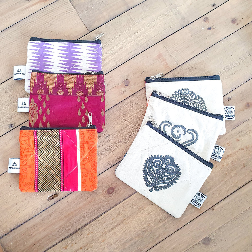 Sari coin purses